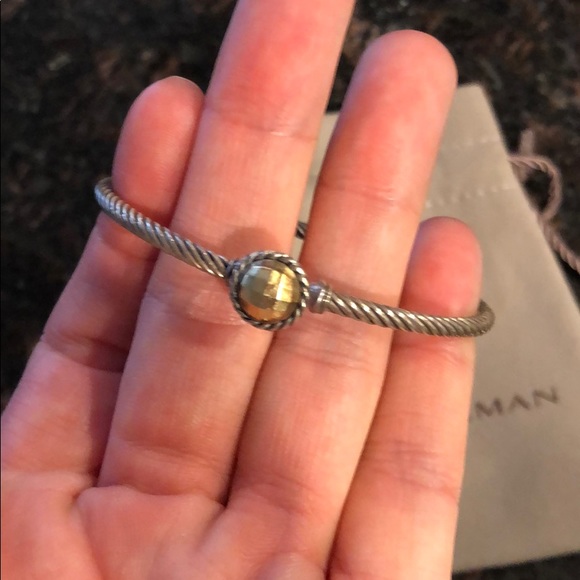David Yurman Chatelaine Bracelet with 18K Gold - Picture 2 of 6